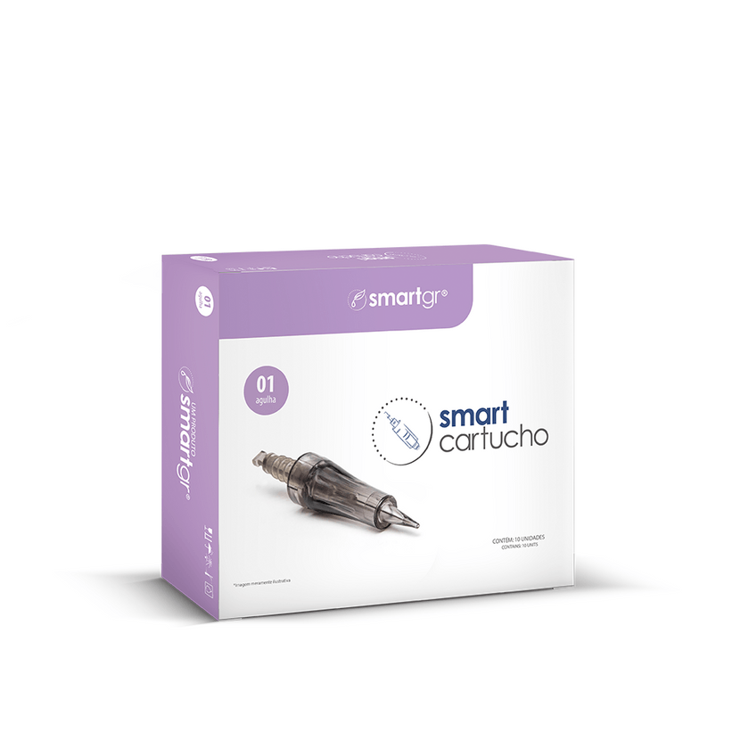 Cartucho Smart Pen Preto (01 Agulha) - Caixa com 10 unidades
