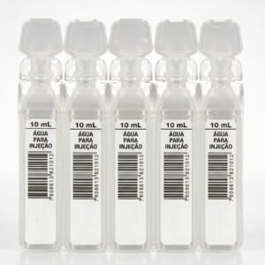 Água para Injeção 10ml (Kit com 5 flaconetes)